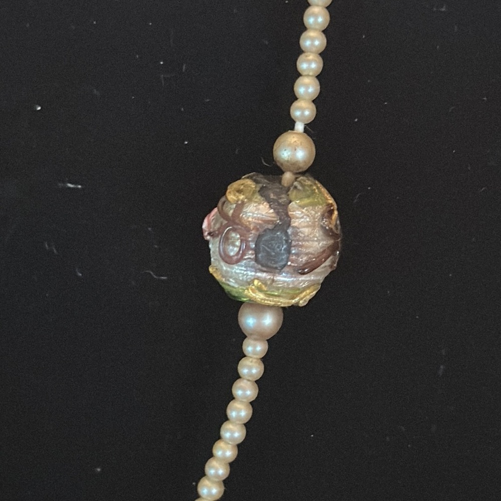 NFS RESERVE FOR TRADE Antique Venetian wedding cake beads three of them - Picture 13 of 17